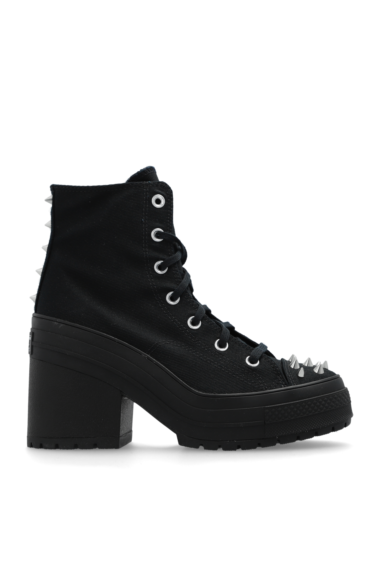 Converse boots hotsell with heels